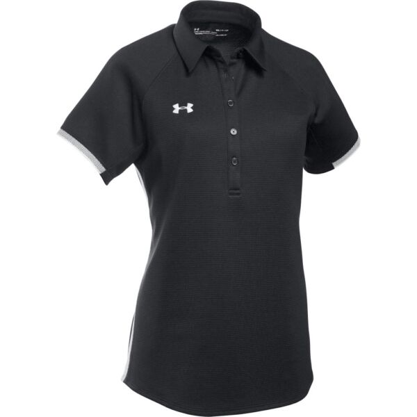 Under Armour Women's Black Team Rival Polo Thumbnail