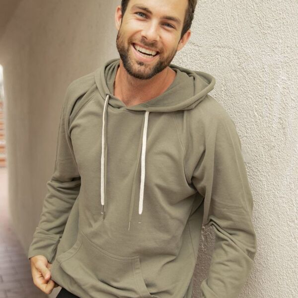 Icon Unisex Lightweight Loopback Terry Hooded Sweatshirt Thumbnail