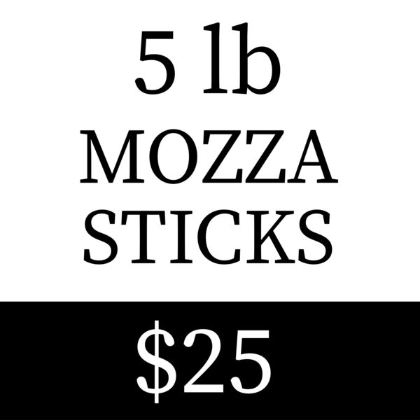5 lb Mozza Sticks Thumbnail