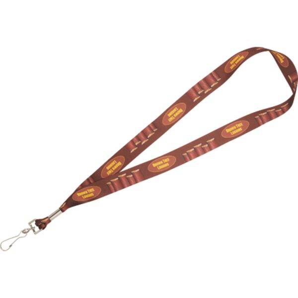 Full Color 1" Premium Lanyard w/ Hook Thumbnail
