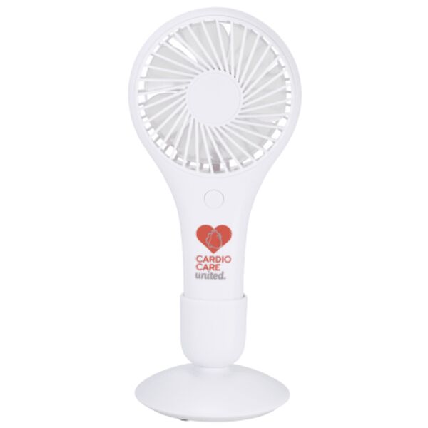 Portable Hand Fan with Holder Thumbnail