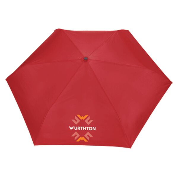 42" Carabiner Clip 3-Section Folding Umbrella Thumbnail