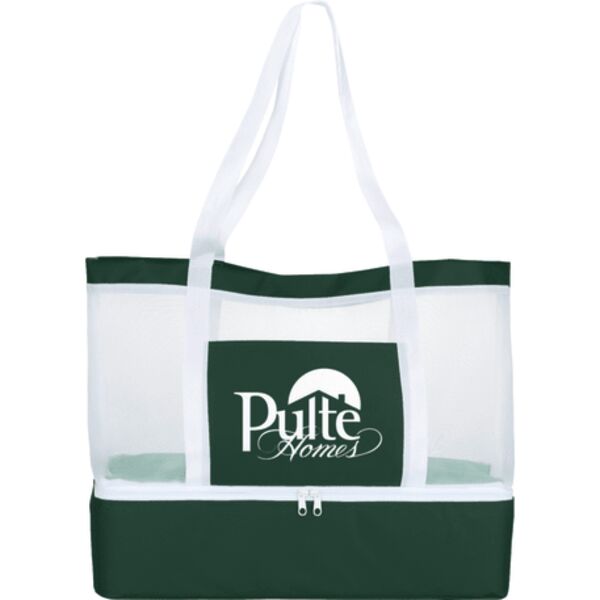 Mesh Outdoor 12-Can Cooler Tote Thumbnail