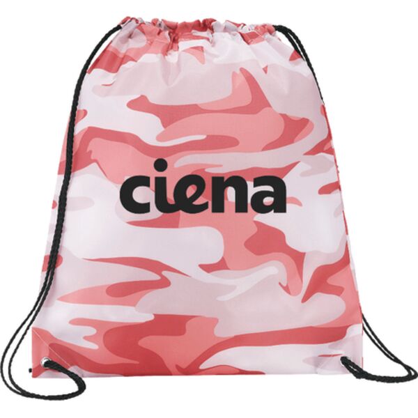 Camo Oriole Drawstring Bag Thumbnail
